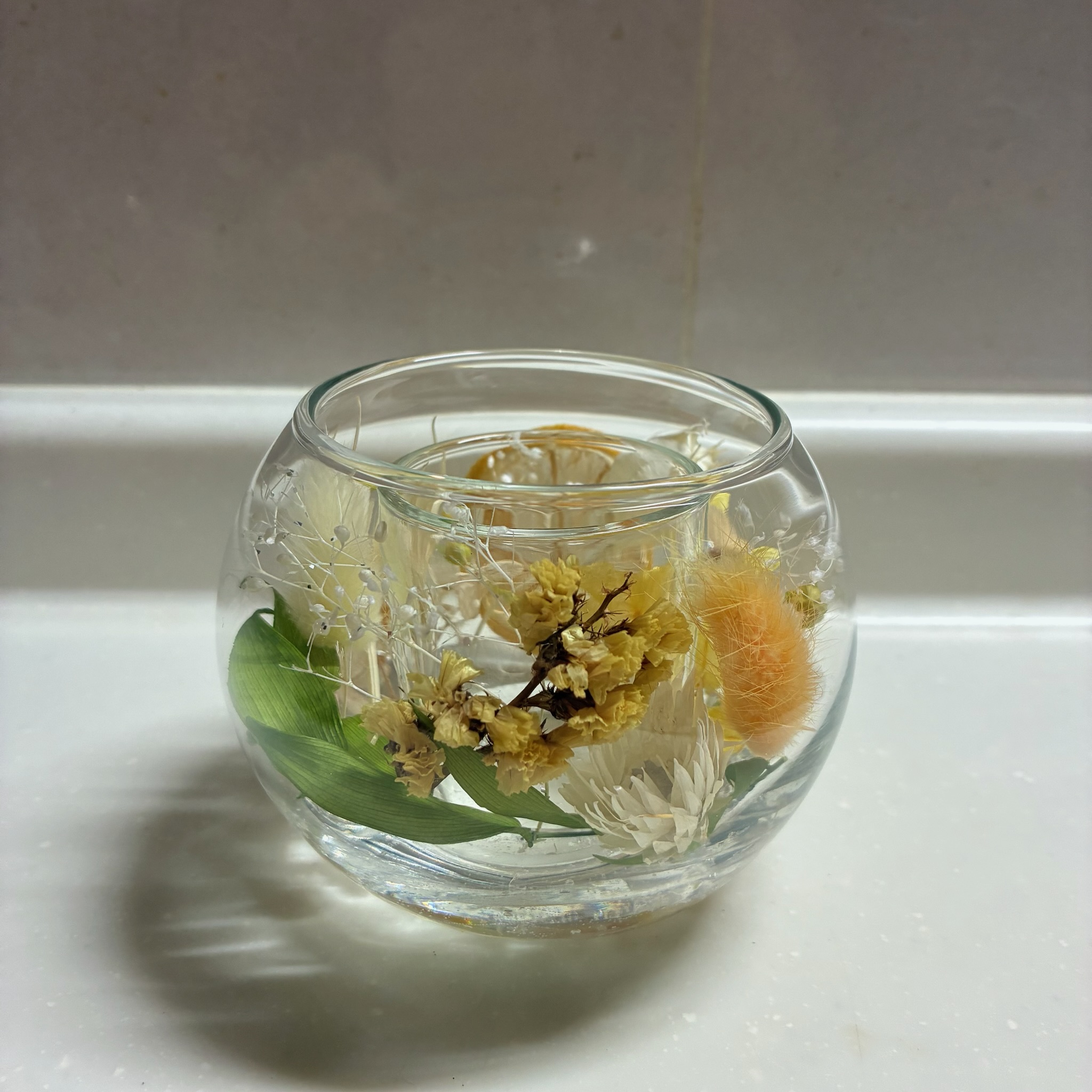 キャンドルホルダー　ナチュラル